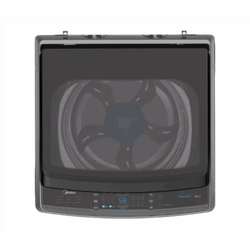 غسالة علوية ميديا 10 كيلو - 8 برامج - فضي - MA200W100/S-SA