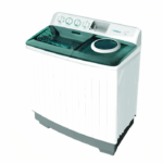 غسالة فيشر حوضين 8 كيلو - تجفيف 5ك - ابيض - FW-P8000N