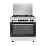 فرن غاز فريش 5 عيون (80 * 55) امان كامل - ستيل - FSC8055