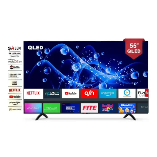 شاشة سرين 55 بوصة سمارت 4K ويب ال جي ريموت مجك QLED