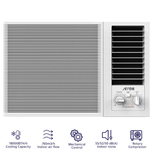 مكيف ارو شباك 17000 وحدة - بارد - RO-18WHC