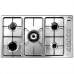 سطح بلت ان غاز كلفنيتور 90 سم - 5 عيون - استيل - KRBH-ASELTPO-195/X