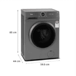 غساله أمامية ميديا 7 كيلو - فضي -MF100W70SSA