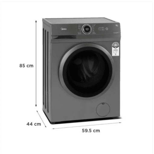 غساله أمامية ميديا 7 كيلو - فضي -MF100W70SSA