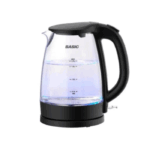 غلاية مياه بيسك 1.7 لتر - 2200 وات - زجاج - BK-17G