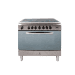 فرن غاز انديست 90*60 سم - 5 عيون - ستيل - BIM951EGSS