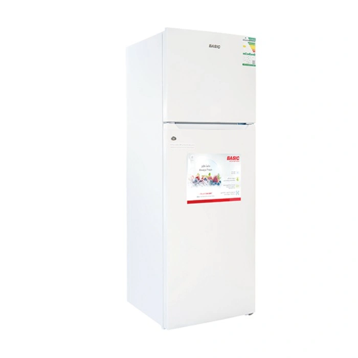 ثلاجة بابين بيسك 14.4 قدم - نوفروست - ابيض - BRD-500MLW