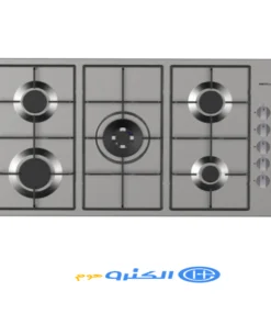 سطح غاز بلت ان ماستر جاز 90 سم 5 شعلة - ستيل - MGEL0121