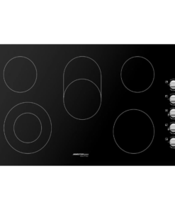 مسطح كهرباء ماستر جاز 90 سم - 5 عيون - اسود - H95CFX