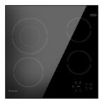 موقد كهربائي مدمج اريستون 60 سم 4 عيون سيراميك ايطالي اسود HR602BA