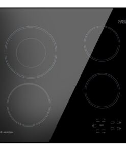موقد كهربائي مدمج اريستون 60 سم 4 عيون سيراميك ايطالي اسود HR602BA