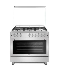 فرن غاز ماستر جاز 90 سم 5 شعلات - ستيل - MGF9S50GF-HIXO