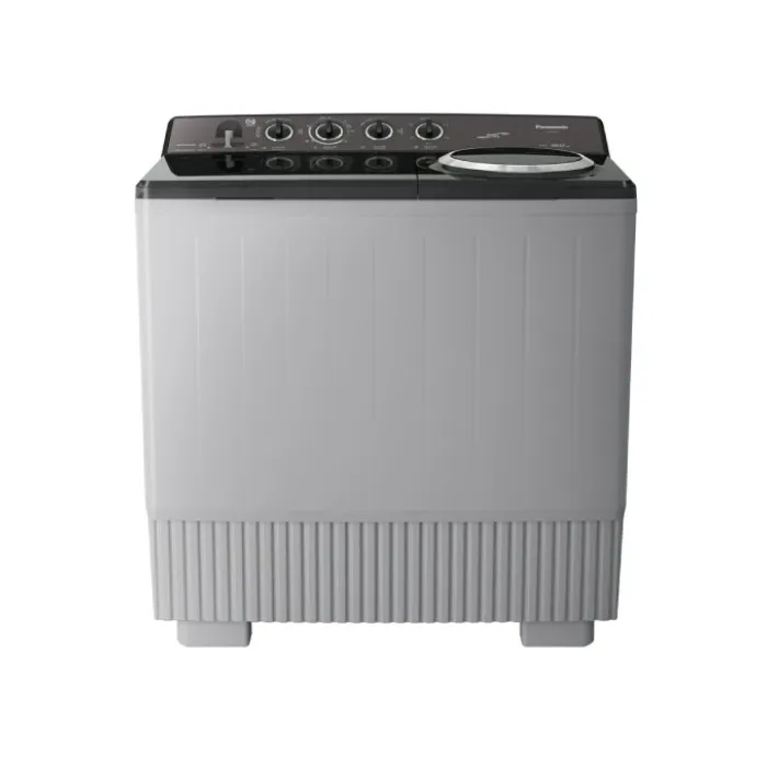 غسالة حوضين باناسونيك 18كيلو - رمادي غامق - NA-W18XG1BSA