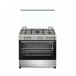 فرن غاز اوسكار 5 عيون 90×60 سم - تركي - ستيل - F95ZGWHM-OSC01