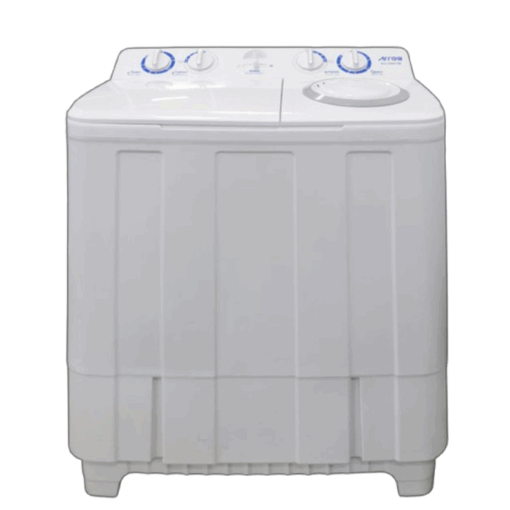 غسالة حوضين ارو 9 كيلو - ابيض - RO-09KTM