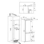 ثلاجة اريستون 9 قدم بابين بلت ان – أبيض Bcb7030f60hz