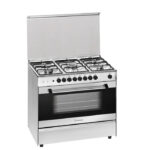 فرن غاز 5 عيون ميرليس شبك ثقيل - ستيل - G900XSP