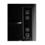 ثلاجة عرض يوجين 3.3 قدم - باب زجاج - ديفروست - أسود - UR1DGK94