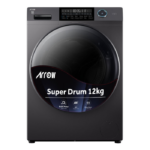 غسالة تعبئة امامية ارو 12 كيلو - فضي - RO-12FWDHS