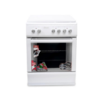 فرن كهرباء يوجين 60x60 سم 4 عيون - ابيض تركي FW6043MXZW