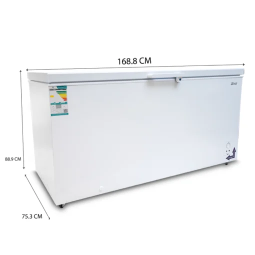 أوجين فريزر أفقي 17.7 قدم D-Frost أبيض UCFK500