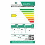 ثلاجة بابين كرافت 8.8 قدم - نو فروست - ابيض - CRK113W