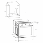 فرن بلت ان كهرباء اوسكار 60 سم - تركي - B64MERIM-OSC01