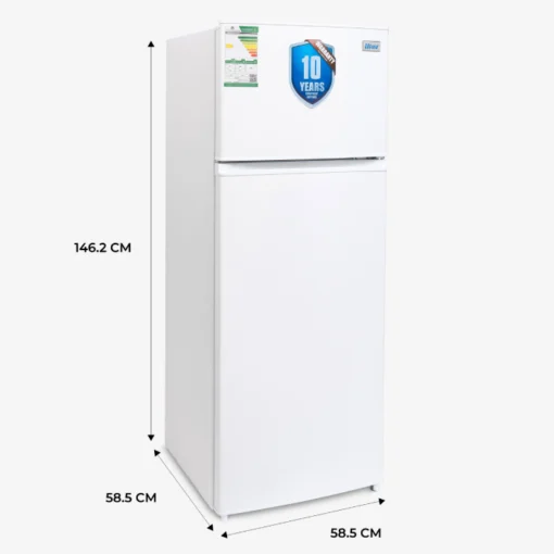 ثلاجة ٧ قدم يوجين بابين D-Frost - أبيض UR2DM203W