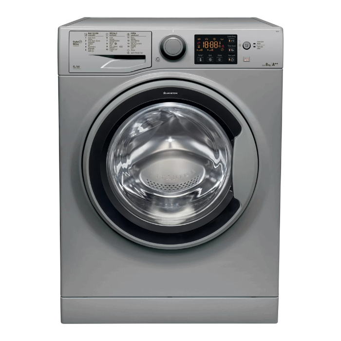 غسالة ملابس امامية اريستون 8 كيلو 1200 لفة/د فضي RSG82SS غسالة ملابس امامية اريستون 8 كيلو 1200 لفة/د فضي RSG82SS