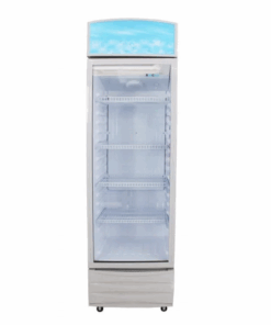 ثلاجة عرض بانكول 12 قدم - 1 باب زجاج - ابيض - XLS-350W