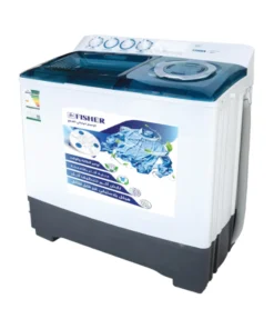 غسالة فيشر حوضين 14 كيلو - أبيض FW-P14000N1