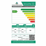 ثلاجة بابين بوش سعة الثلاجة 22.6 قدم - انفرتر - ابيض - KDN86AW41B