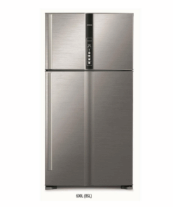 ثلاجة هيتاشي بابين 21.2 قدم انفرتر سلفر لامع تايلندي R-V805PS1KV-1BSL(ME)