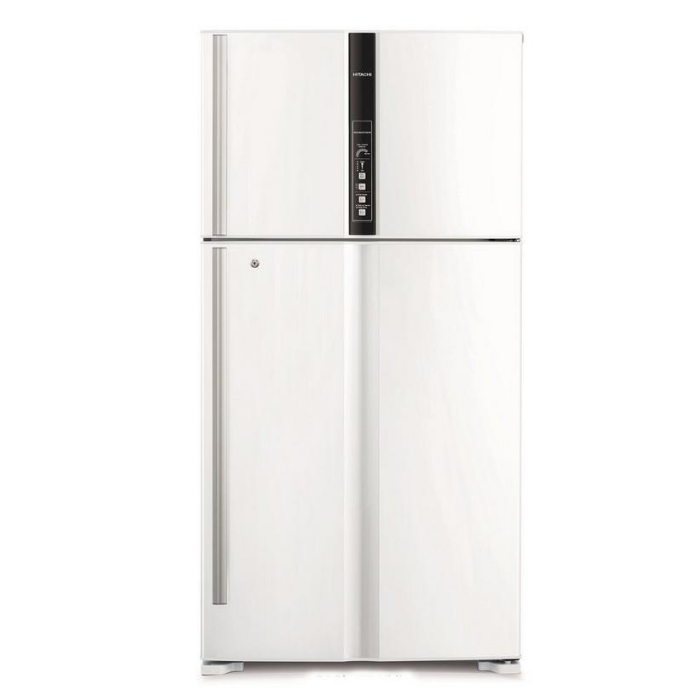 ثلاجة هيتاشي بابين 25 قدم انفرتر ابيض تايلندي R-V905PS1KV-1TWH(ME)