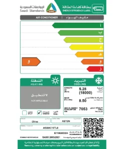 مكيف شباك استون 18 الف وحدة - بارد ASWAC18TL6