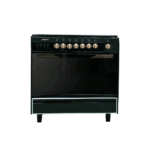 فرن غاز رسلان 5 عيون 60×90 سم بمروحة مفاتيح ذهبي 9905RM-N