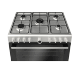 فرن غاز بوش 90 سم 5 شعلات - تركي - ستيل - HGV1F0U59M