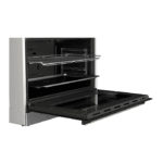 فرن غاز بوش 90 سم 5 شعلات - تركي - ستيل - HGV1F0U59M