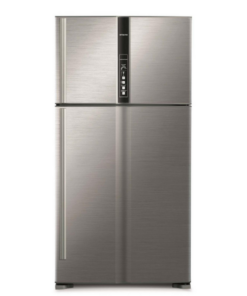 ثلاجة بابين هيتاشي 25 قدم انفرتر تايلندي فضي لامع R-V905PS1KV-1BSL(ME)