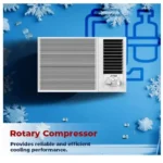 مكيف شباك أرو 17200 وحدة روتاري حار - بارد RO-18WHH