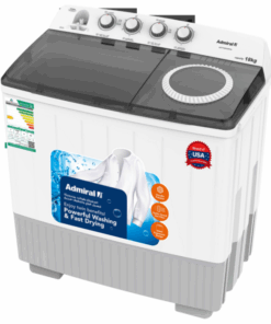 غسالة ملابس حوضين ادميرال 18 كيلو - ابيض ADTT20KUWCQ