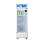 ثلاجة عرض ارو 1 باب زجاج 8.5 قدم - أبيض RO-250SCK