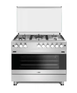 فرن غاز جي ال جنرال 60*90 سم 5 عيون شبك ثقيل 2 مروحة F9S50GF-HIXH