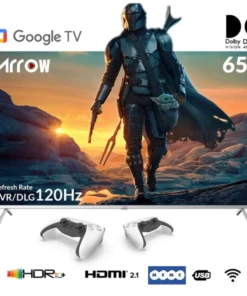 تلفزيون 65 بوصة ذكي اركو RO-65LCS120 4K UHD DLED Google TV