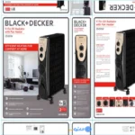 دفاية زيت بلاك اند ديكر 11 ريشة 2500 وات - اسود ORO11FD-B5