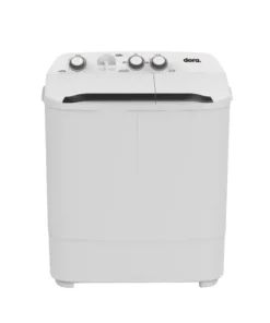 غسالة ملابس حوضين دورا 7 كيلو - أبيض DW700MT10