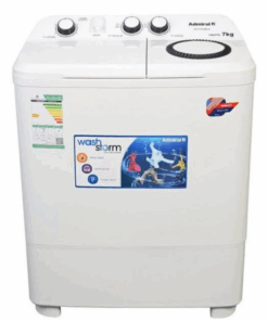 غسالة ملابس حوضين ادميرال 7 كيلو - ابيض ADTT7KUWCQ
