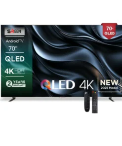 شاشة 70 بوصة سمارت سرين اندرويد 14 SRET-70S4KQ2 4K UHD QLED