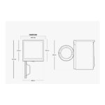 غسالة ملابس سامسونج أمامية 21 كيلو Wifi بيج WD21B6400KE(SH)