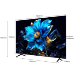 شاشة سمارت تي سي ال 55 بوصة 55P7K - GOOGLE TV - QLED